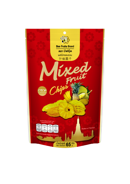 Mixed Fruit Chips - Bee Fruits (65g.)