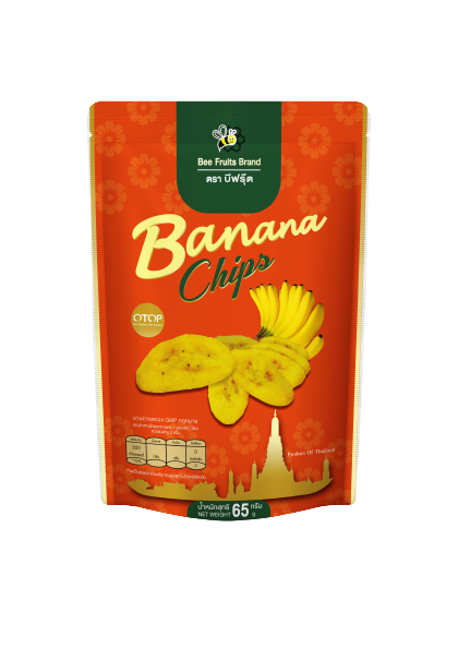 Banana Chips - Bee Fruits (65g.)